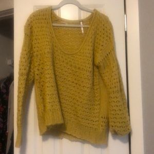 Light, Free People Sweater , never worn